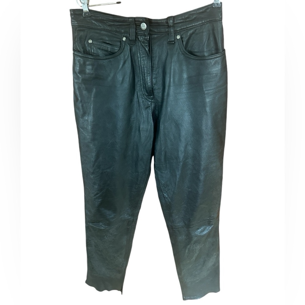 Harley-Davidson Black 100% Leather Pants Size 30 x 30